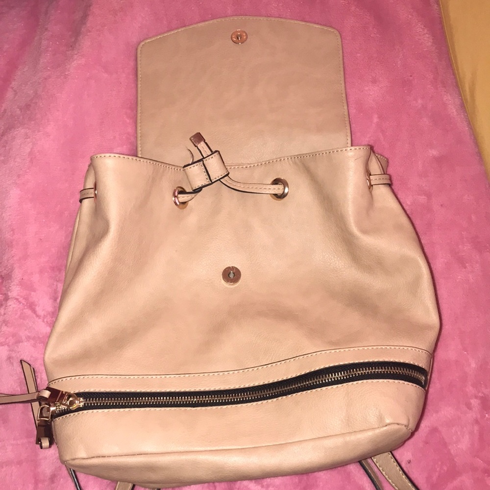 Cream backpack